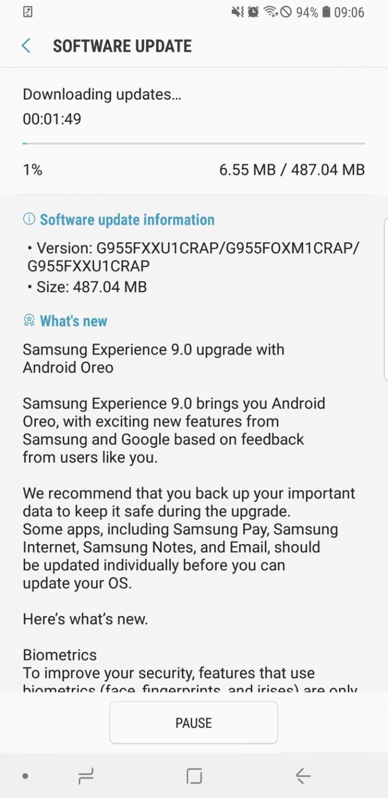 Frp 2018 Account Samsung Galaxy Note 8 Android 8.0